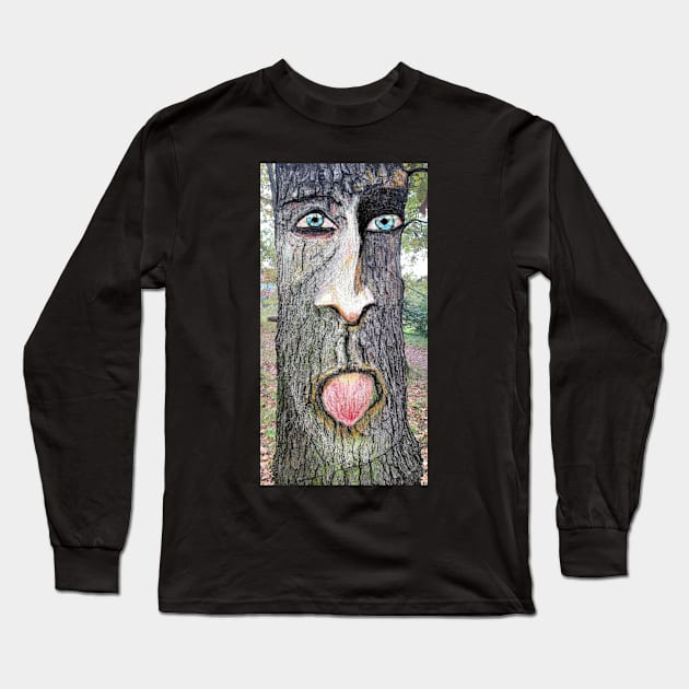 The Irascible Tree, Notebook Long Sleeve T-Shirt by DeniseMorgan